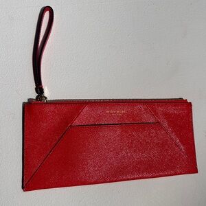Henri Bendel Red Wristlet